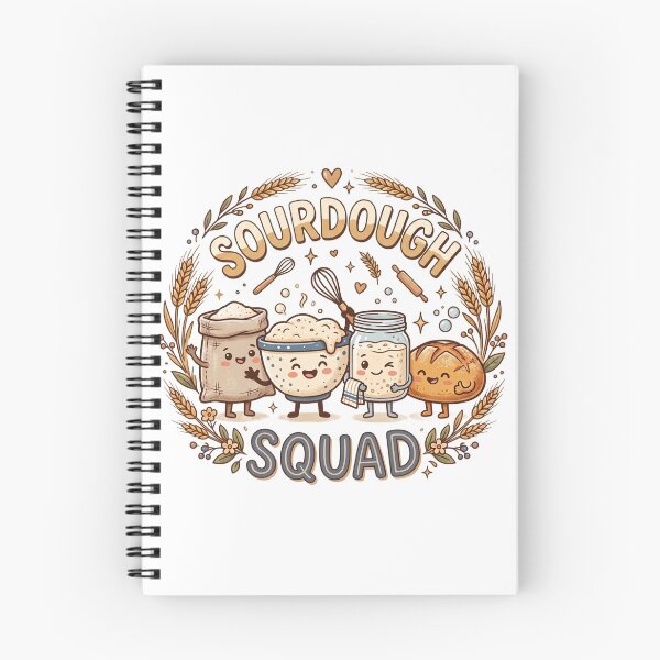 Item preview, Sourdough Squad Mug | Funny Sourdough Baker Gift Mug | Bread Baking Coffee Cup | Artisan Bread Lover Design designed and sold by Softbear Atelier.