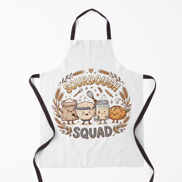 Item preview, Sourdough Squad Mug | Funny Sourdough Baker Gift Mug | Bread Baking Coffee Cup | Artisan Bread Lover Design designed and sold by Softbear Atelier.