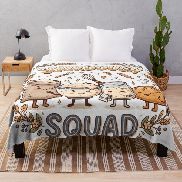 Item preview, Sourdough Squad Mug | Funny Sourdough Baker Gift Mug | Bread Baking Coffee Cup | Artisan Bread Lover Design designed and sold by Softbear Atelier.