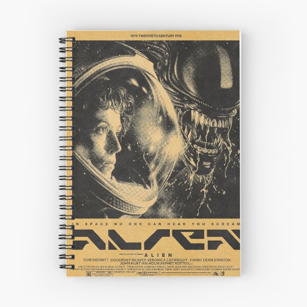 Item preview, Alien Vintage Sci-Fi Horror: Xenomorph, Ripley & Movie Quote Fan Art designed and sold by benja-08.
