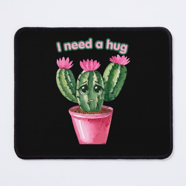 Item preview, I Need a Hug Cute Sad Cactus | Kawaii Plant Lover Funny Introvert Design designed and sold by emiliacreations.
