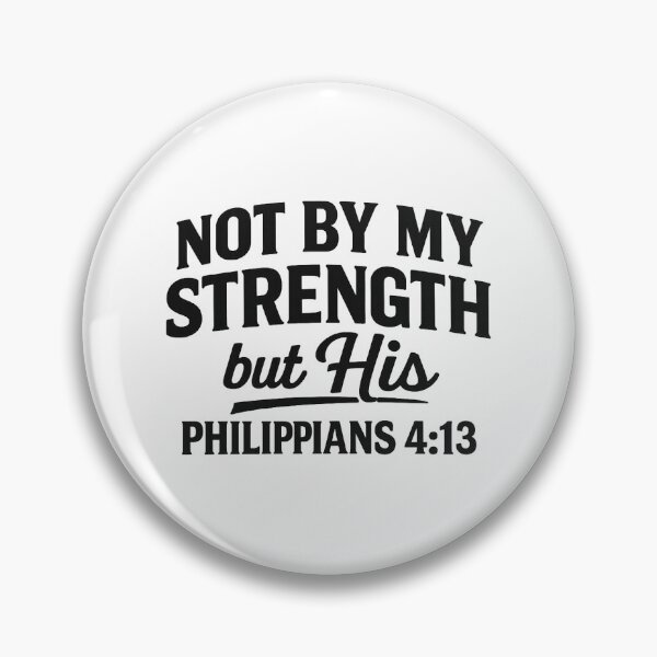 Item preview, not by my strength but his,Religious,Christianity  designed and sold by CloudyPress.