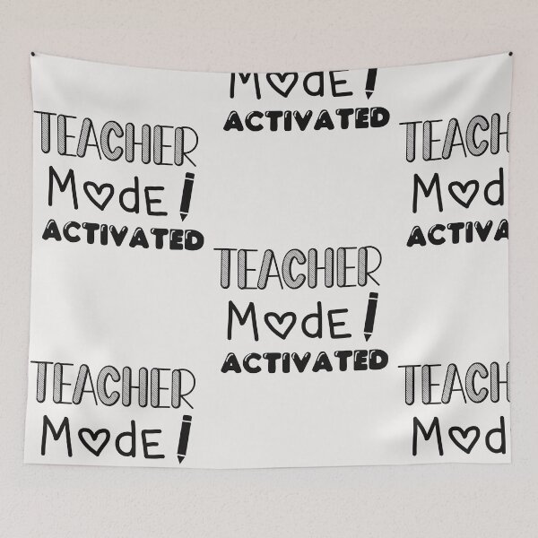 Item preview, Teacher Mode Activated Funny Teacher Back to School Appreciation Gift designed and sold by MAPDDesigns.
