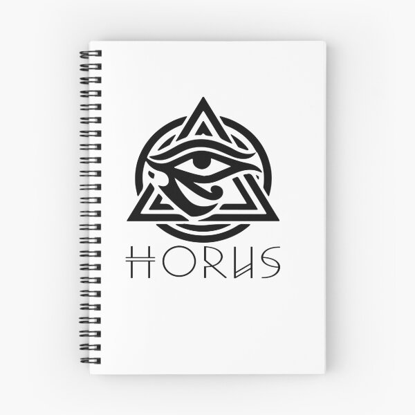 Item preview, Eye of Horus Geometric Logo Symbol with Ancient Text Style designed and sold by FlatInkStudio.