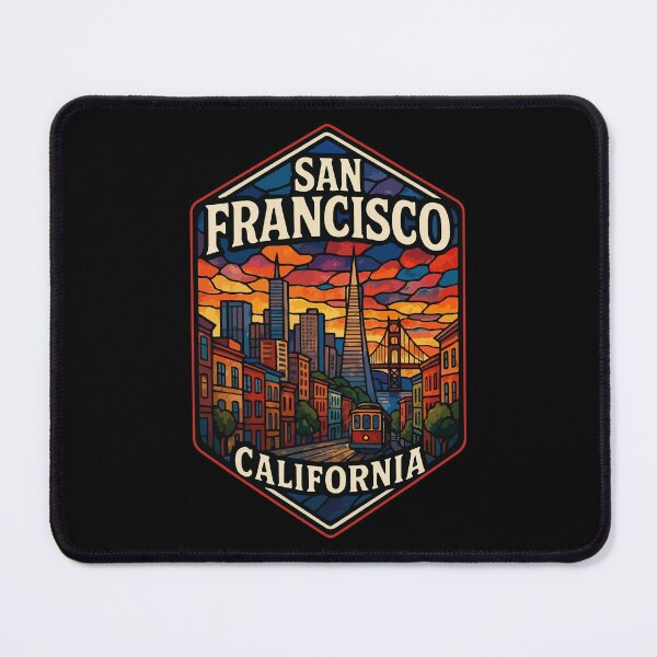 Item preview, San Francisco California USA Stained Glass designed and sold by TomFrontierArt.