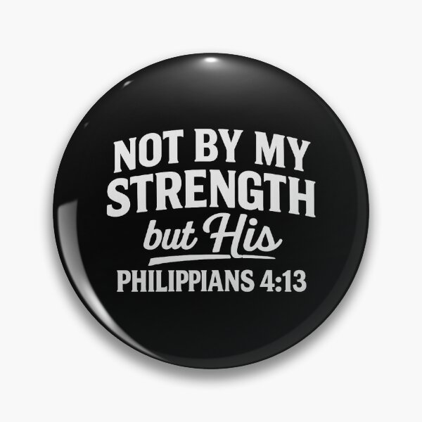 Item preview, not by my strength but his,Religious,Christianity  designed and sold by CloudyPress.
