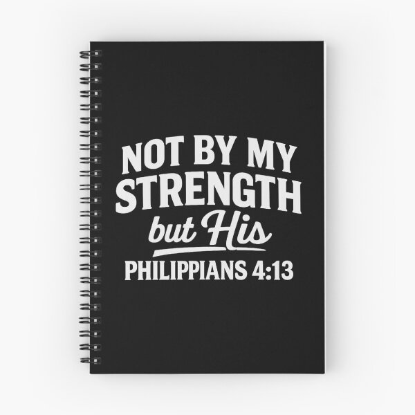 Item preview, not by my strength but his,Religious,Christianity  designed and sold by CloudyPress.