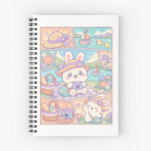 Item preview, Kawaii Bunny Lake Picnic Adventure designed and sold by Gift Phrase Studio.