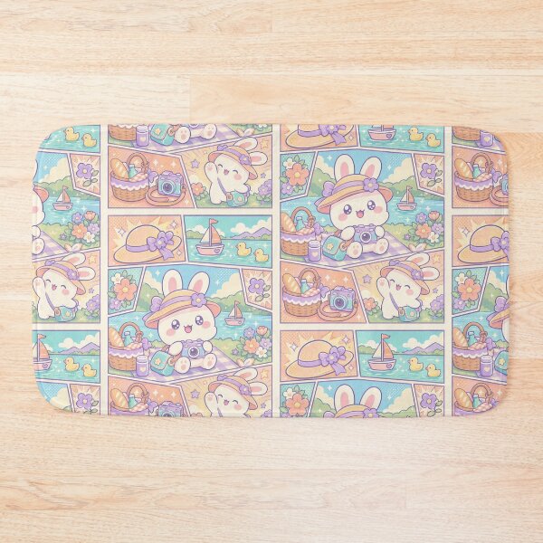Item preview, Kawaii Bunny Lake Picnic Adventure designed and sold by Gift Phrase Studio.