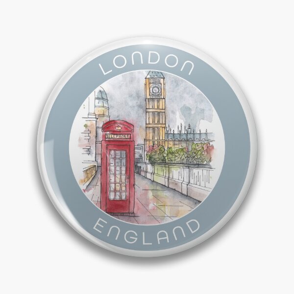 Item preview, London England Watercolor designed and sold by Stacey Creek.