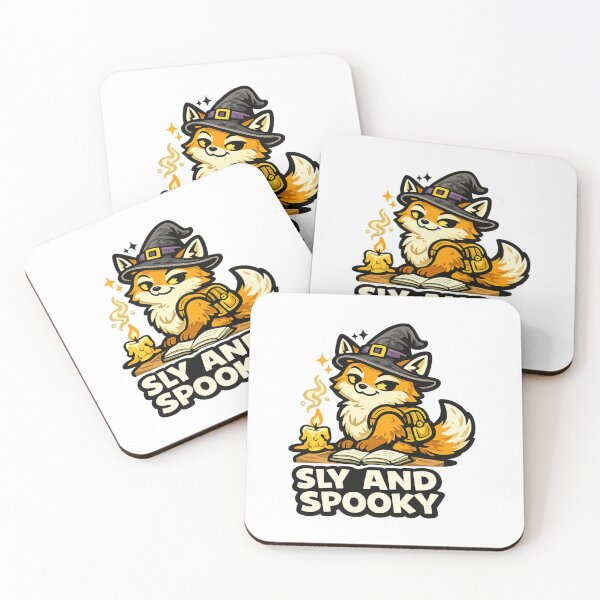 Item preview, Cute Halloween Fox Sticker | Sly and Spooky | Autumn Fox Gift designed and sold by Moonveil_Studio.