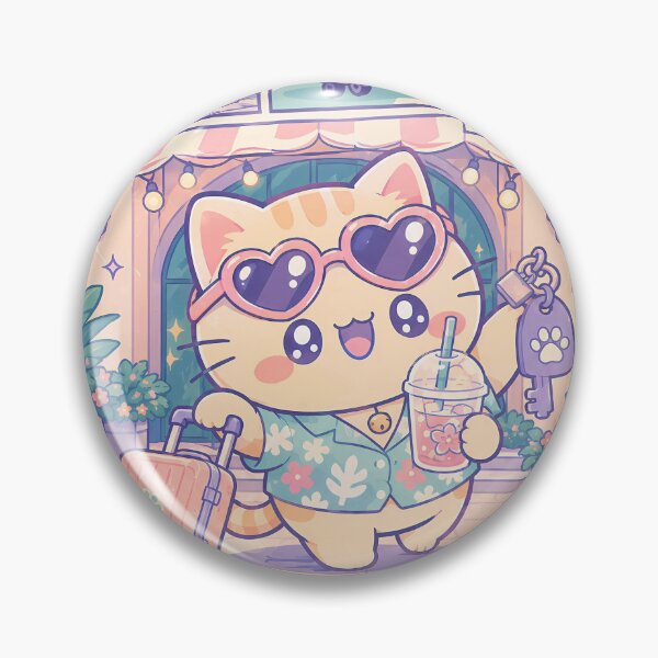 Item preview, Kawaii Cat Boutique Hotel Vacation designed and sold by Gift Phrase Studio.