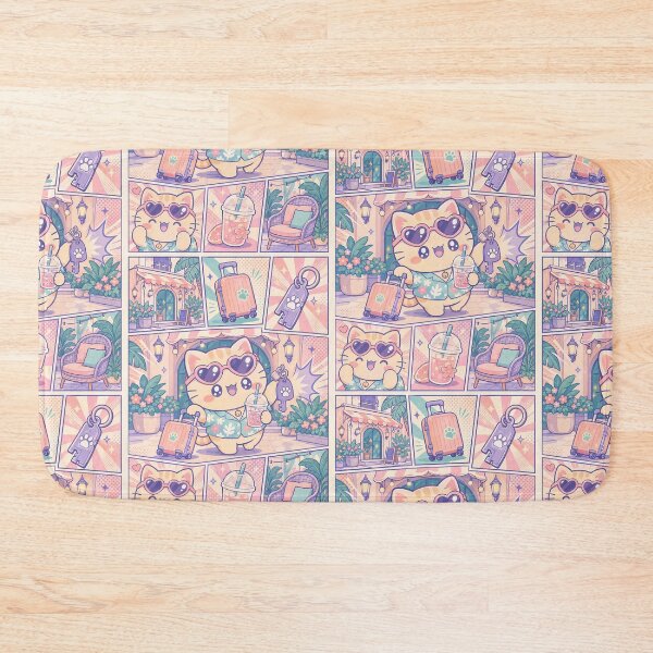 Item preview, Kawaii Cat Boutique Hotel Vacation designed and sold by Gift Phrase Studio.