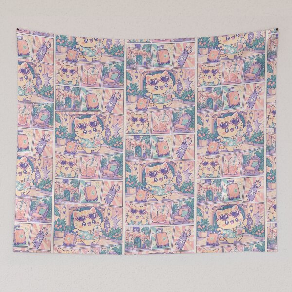 Item preview, Kawaii Cat Boutique Hotel Vacation designed and sold by Magmashup.