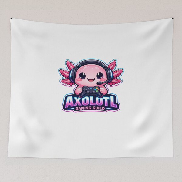 Artikelvorschau, Axolotl Gaming Guild Cute Gamer entworfen und verkauft von TheRealTaria.