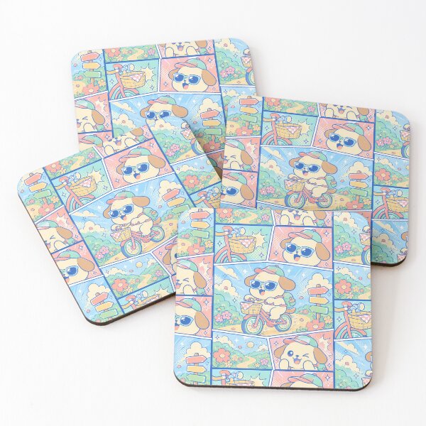 Item preview, Kawaii Dog Bicycle Adventure designed and sold by Gift Phrase Studio.