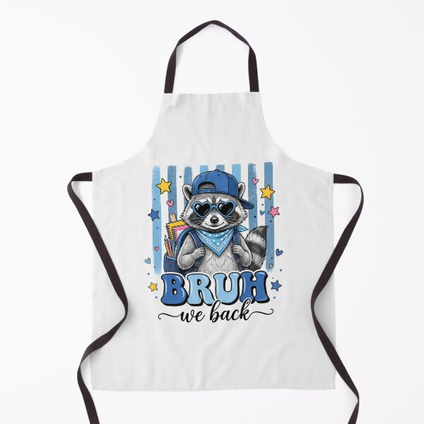 Item preview, Bruh We Back Funny Back to School Cool Raccoon Kids First Day Gift designed and sold by MAPDDesigns.