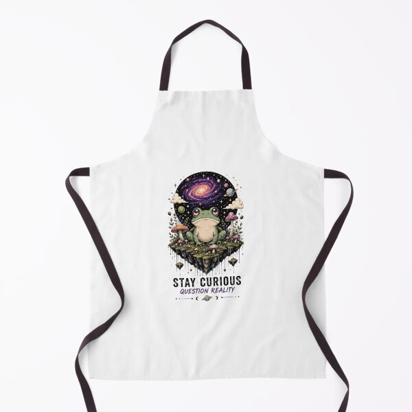 Item preview, Curious Frog Galaxy Fantasy Illustration designed and sold by Amr Siam.