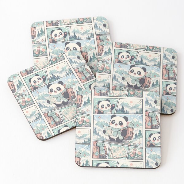 Item preview, Kawaii Panda Misty Mountain Backpacker designed and sold by Magmashup.