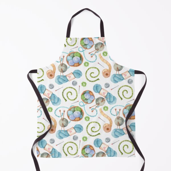 Item preview, Knitting Watercolor Seamless Pattern | Yarn, Knitting Needles & Crochet Supplies designed and sold by White Rabbit Design .