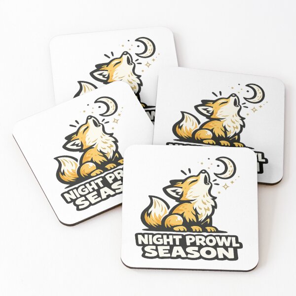 Item preview, Cute Fox Night Prowl Sticker | Fall Woodland Fox | Autumn Aesthetic Gift designed and sold by Moonveil_Studio.