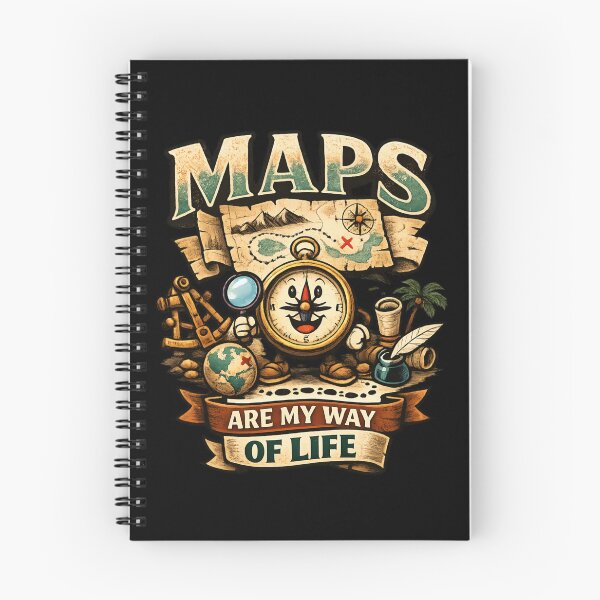 Item preview, Vintage Cartographer - maps are my way of life designed and sold by SidTastic .