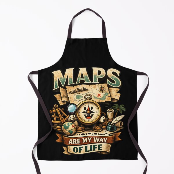 Item preview, Vintage Cartographer - maps are my way of life designed and sold by SidTastic .