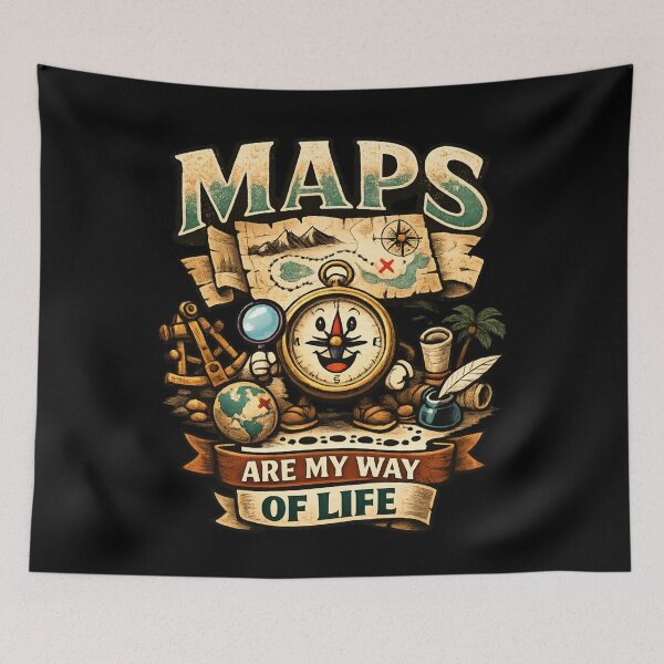 Item preview, Cartógrafo clásico: los mapas son mi forma de vida. designed and sold by SidTastic .