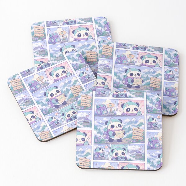 Item preview, Kawaii Panda Misty Mountain Adventure designed and sold by Magmashup.