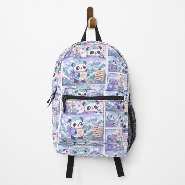 Item preview, Kawaii Panda Misty Mountain Adventure designed and sold by Gift Phrase Studio.