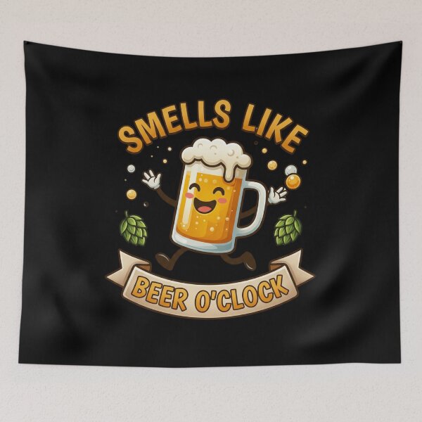 Item preview, Smells Like Beer O'Clock | Funny Gifts For Beer Lovers designed and sold by BrokenLabel.