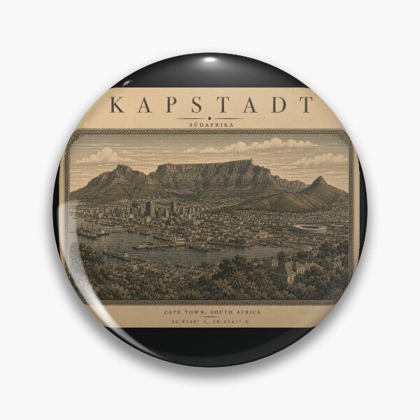 Item preview, Cape Town | Vintage Travel City Design designed and sold by Fm204.
