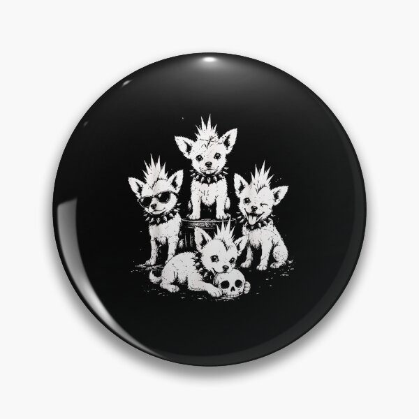 Item preview, Vintage Punk Chihuahua Rock Chihuahua Mohawk Spiked Collar  designed and sold by Rahamkshop.