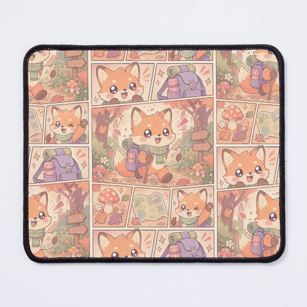 Item preview, Kawaii Fox Autumn Forest Backpacker designed and sold by Gift Phrase Studio.