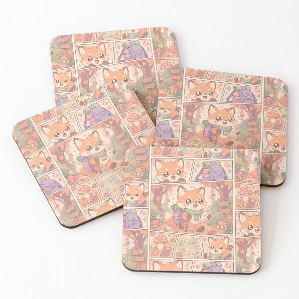 Item preview, Kawaii Fox Autumn Forest Backpacker designed and sold by Magmashup.