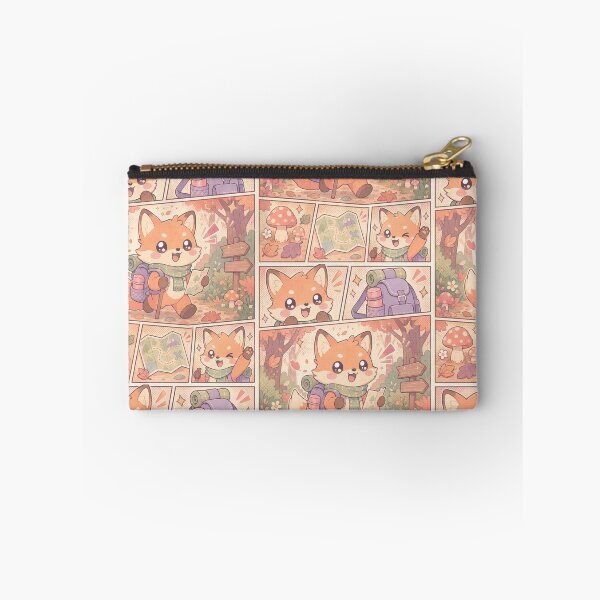 Item preview, Kawaii Fox Autumn Forest Backpacker designed and sold by Gift Phrase Studio.