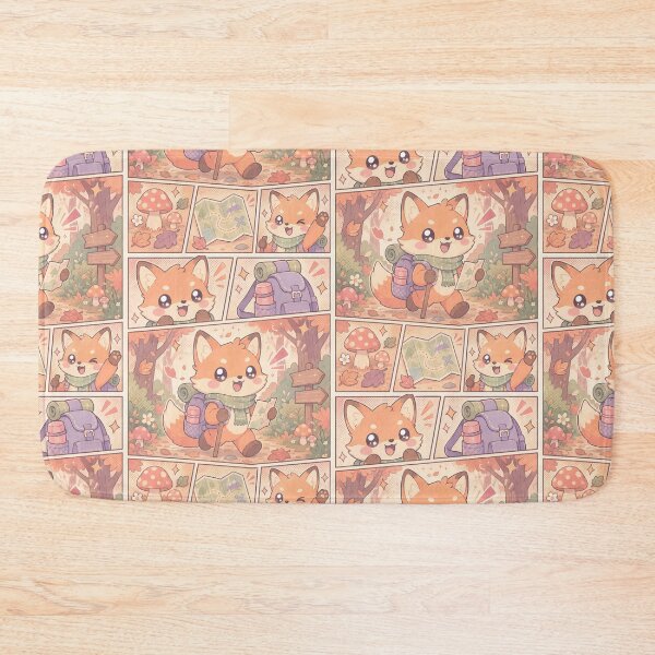 Item preview, Kawaii Fox Autumn Forest Backpacker designed and sold by Gift Phrase Studio.