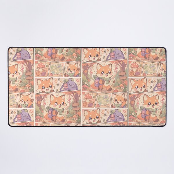 Item preview, Kawaii Fox Autumn Forest Backpacker designed and sold by Gift Phrase Studio.