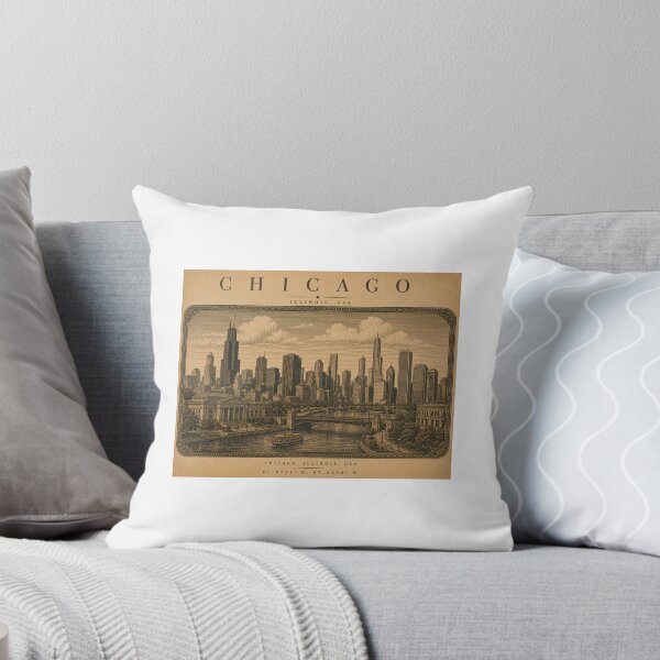 Item preview, Chicago | Vintage Travel City Design designed and sold by Fm204.