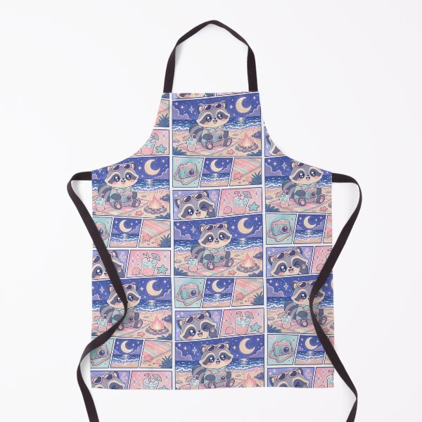 Item preview, Kawaii Raccoon Night Beach Vacation designed and sold by Magmashup.