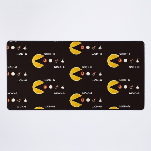 Item preview, Wok-a Wok-a Pac-man Gaming and Cooking Pun designed and sold by InkyCorvid.