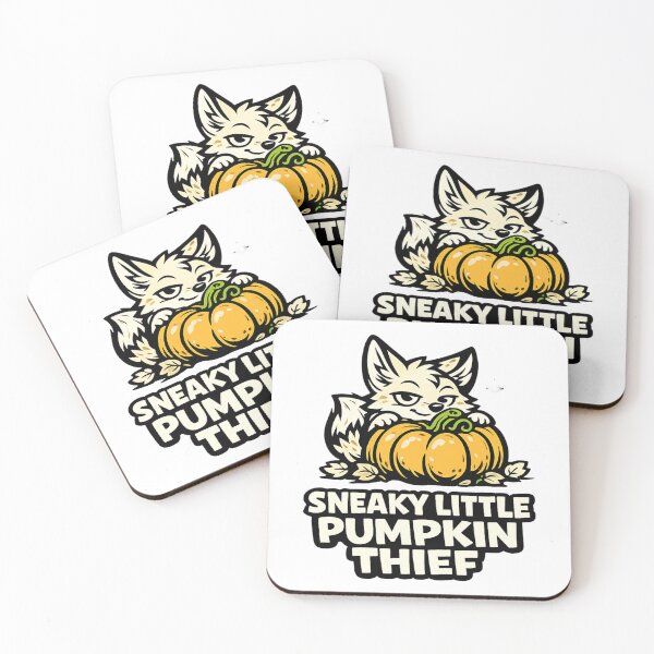 Item preview, Cute Pumpkin Fox Sticker | Sneaky Little Pumpkin Thief | Halloween Gift designed and sold by Moonveil_Studio.