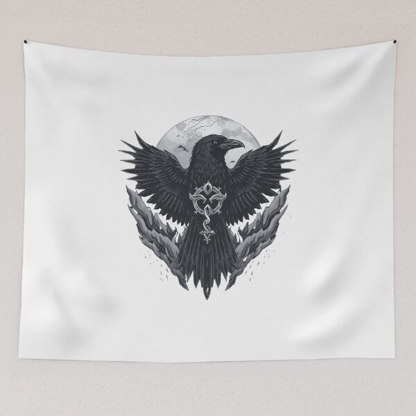 Item preview, Dark viking raven designed and sold by Designfs.