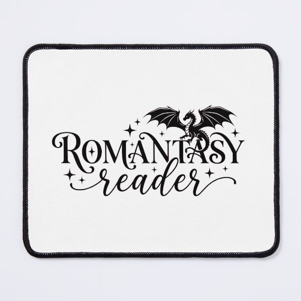 Item preview, Romantasy Reader - Magical Dragon Typography designed and sold by LunnaAtica.
