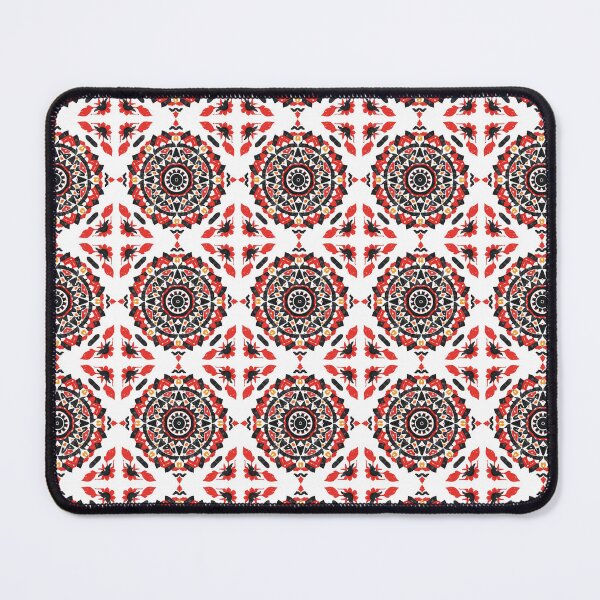 Item preview, Traditional Geometric Pattern In Red Black White designed and sold by Zazizu.