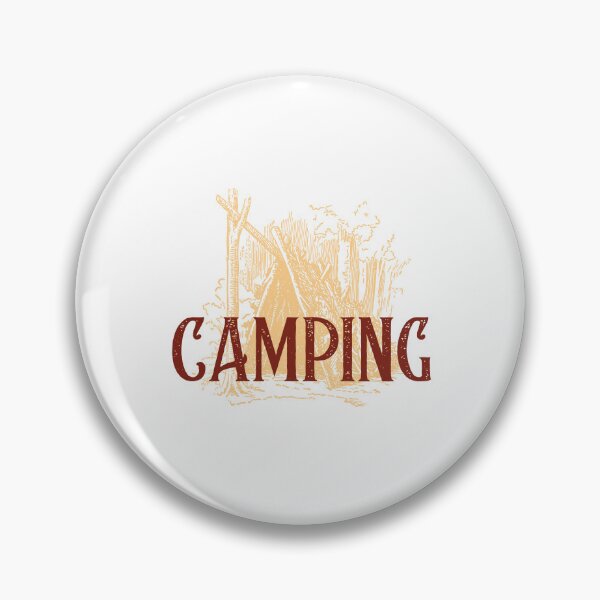 Item preview, Camping Vintage Outdoor Tent Sketch designed and sold by AhinoraArtShop.