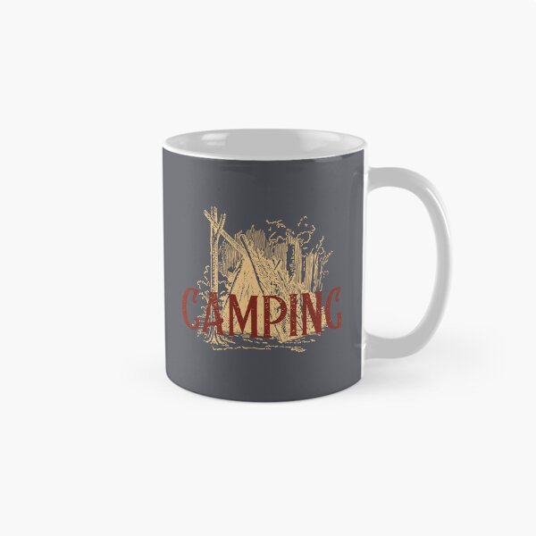 Item preview, Camping Vintage Outdoor Tent Sketch designed and sold by AhinoraArtShop.
