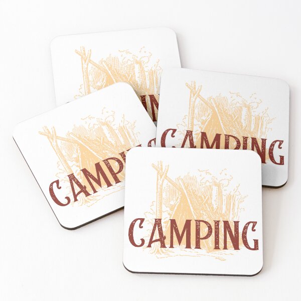 Item preview, Camping Vintage Outdoor Tent Sketch designed and sold by AhinoraArtShop.
