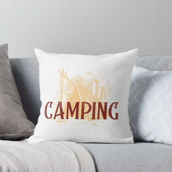 Item preview, Camping Vintage Outdoor Tent Sketch designed and sold by AhinoraArtShop.