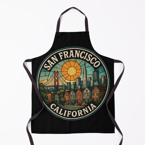 Item preview, San Francisco California Stained Glass designed and sold by TomFrontierArt.